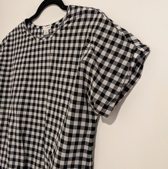 J.Crew Short Sleeve Gingham Shirt - Picture 5 of 6